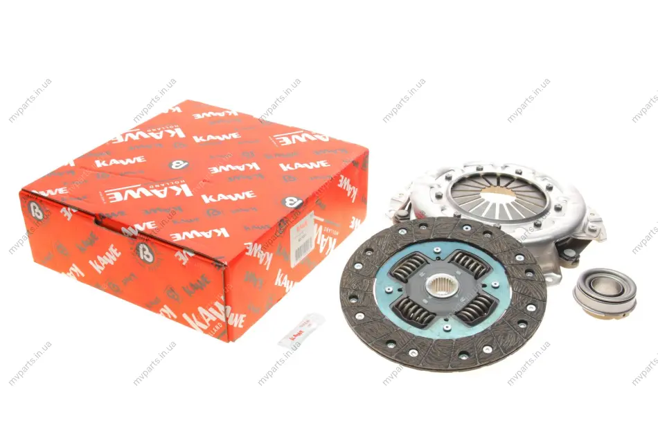 Комплект зчеплення Mitsubishi L200/Pajero III 2.5 TD 4WD 96-07 (d=225mm) (+вижимний) KAWE 957601 (фото 1)