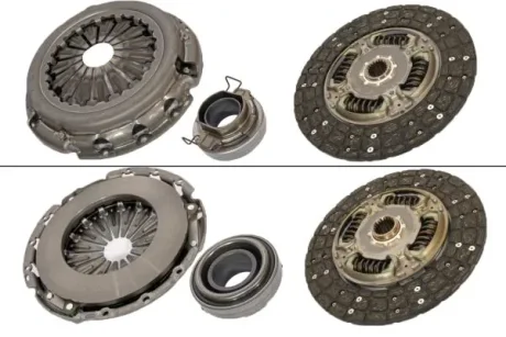 Комплект зчеплення Toyota Hilux 2.5 D-4D 01-06 (d=260mm) (+вижимний) KAWE 962167