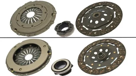 Комплект зчеплення VW Caddy 1.9TDI 04-10 (d=230mm) (+вижимний) KAWE 962193