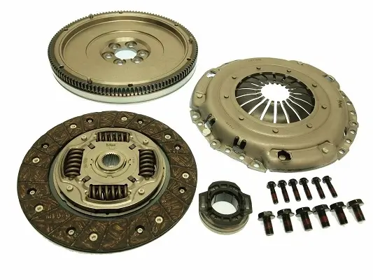 Демпфер (глухий) + комплект зчеплення VW Caddy III 1.6 TDI 10-15/Golf III/IV 1.9 TDI 95-06 KAWE DMV166M (фото 1)