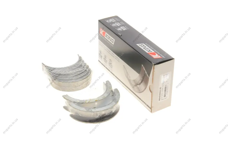 Вкладиші корінні Opel Vectra 2.5 V6 93-00 (+0.25) KING MB4049SI0.25 King MB4049SI0-25 (фото 1)