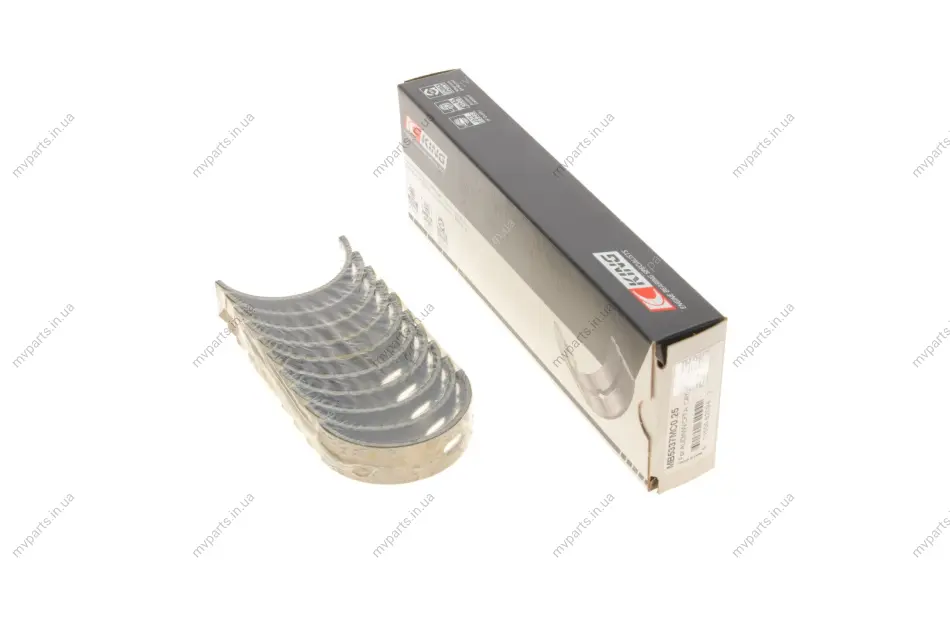Вкладиші корінні VW Crafter/Caddy/T5/T6 1.6-2.0TDI 00- (+0.25) KING MB5337MC0.25 King MB5337MC0-25 (фото 1)