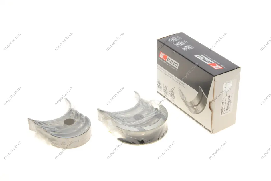 Вкладиші корінні BMW 3 (E46/E90)/5 (E60) 1.6-2.0d 01-13 (N42/N43/N46) (+0.25) KING MB5662SI0.25 King MB5662SI0-25 (фото 1)