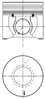 Поршень Ford Transit 2.4 DI 00-06 (90.40mm/+0.50) KOLBENSCHMIDT 40171610