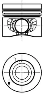 Поршень VW T5/T6 2.0TDI (81.00mm/STD) KOLBENSCHMIDT 40558600