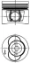 Поршень VW Crafter 2.5TDI 06-13 (81.51mm/+0.50) KOLBENSCHMIDT 40715620 (фото 1)