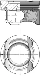 Поршень MB A-Class (W176)/B-Class (W246/W242)/GLA-Class (X156) 1.6 11- (83.00mm/STD) M270 KOLBENSCHMIDT 40853600