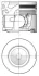 Поршень Fiat Scudo 1.6D 11-/Ford Focus 1.6 TDCi 10- (75.60mm/+0.60) KOLBENSCHMIDT 41253610 (фото 1)