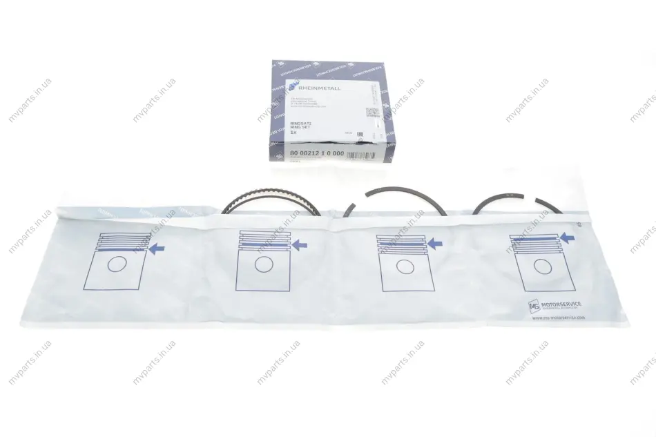 Кільця поршневі Opel Omega B 2.0 16v (86.00mm/STD) (1.5-1.5-3) KOLBENSCHMIDT 800021210000 (фото 1)