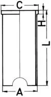 Гільза поршнева VW Caddy I/LT/T3 79-96 (d=79.5mm) KOLBENSCHMIDT 89163190
