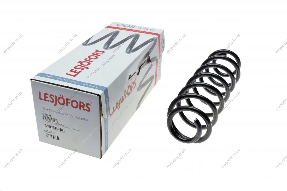 Пружина (задня) VW Golf IV 1.4-2.0/1.9TDI 99-06/Skoda Octavia I Combi 98-10 (унів.)/Roomster 07-15 LESJOFORS 4295043 (фото 1)