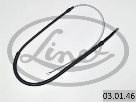 Трос ручника (задній) (L) VW Golf V/Audi A3/Skoda Octavia 97-13 (1445/805 мм) 03.01.46 LINEX 03-01-46