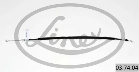 Трос дверей (передніх) Audi A6 97-05 (R) (543mm) 03.74.04 LINEX 03-74-04