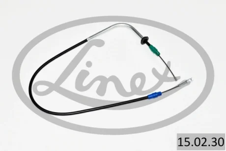 Трос ручника (передній) Ford Transit 06- (1284mm) 15.02.30 LINEX 15-02-30