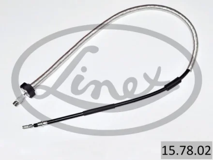Трос ручника (задній) (R) Ford Focus/C-Max 03-07 (1353mm) (електро) 15.78.02 LINEX 15-78-02