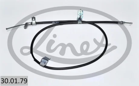 Трос ручника (задній) (R) Nissan Qashqai1.5/1.6/2.0 dCi 07-14 (1840mm) 30.01.79 LINEX 30-01-79