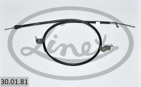 Трос ручника (L) Nissan Qashqai 1.5-2.0 dCi 07-13 (1705/1550 мм) 30.01.81 LINEX 30-01-81