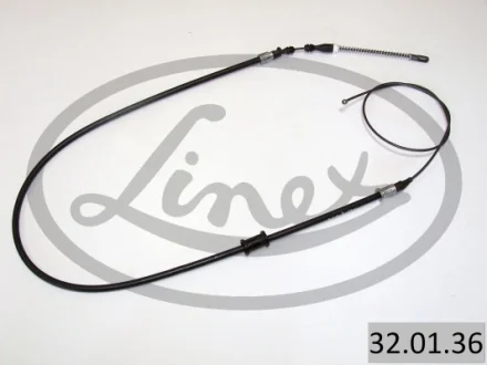 Трос ручника (R) Opel Vectra A 1.4-1.8i 88-95 (2079/1022 мм) 32.01.36 LINEX 32-01-36