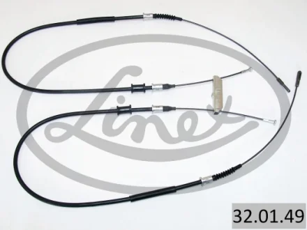 Трос ручника Opel Omega A/B (1550/841x2 мм) 32.01.49 LINEX 32-01-49