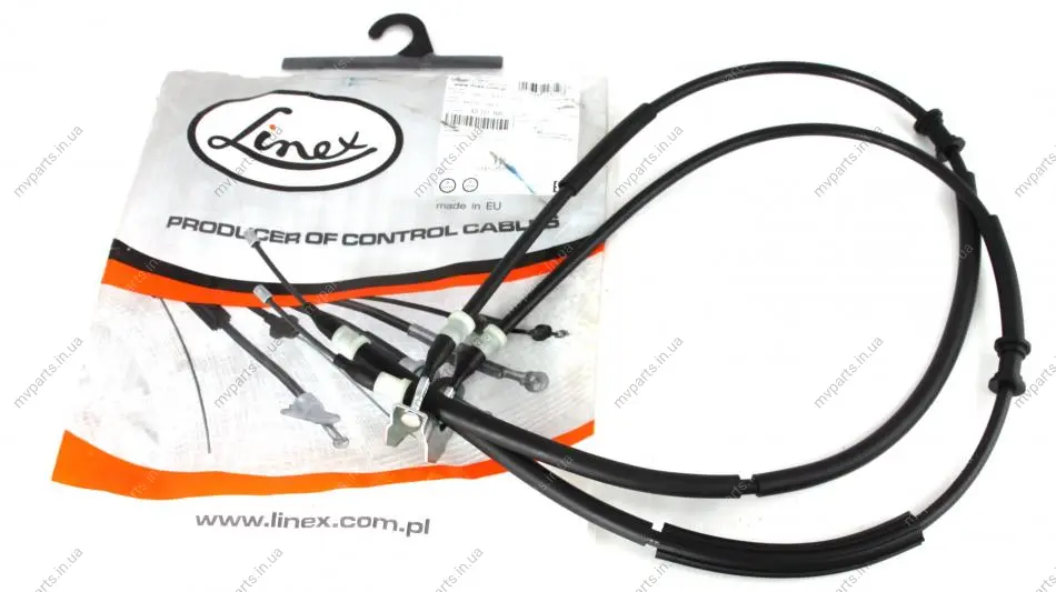 Трос ручника Chevrolet Corsa/Opel Astra G 00- (1254/1060+1254/1060) (к-кт) 32.01.66 LINEX 32-01-66 (фото 1)