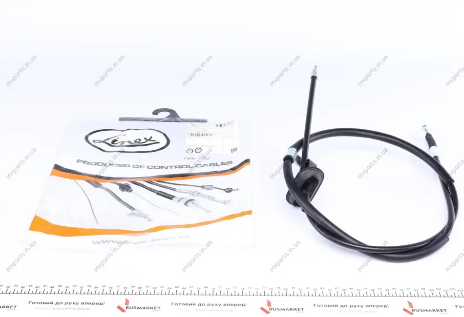 Трос ручника (R) Opel Astra J/Chevrolet Cruze 09- (1815/1685 мм) 32.02.11 LINEX 32-02-11 (фото 1)