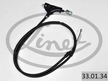 Трос ручника (передній) Peugeot 406 95-04 (1700/1405mm) 33.01.34 LINEX 33-01-34