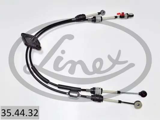 Трос куліси Renault Master 2.3dCi 10- (1225/1110mm) 35.44.32 LINEX 35-44-32 (фото 1)