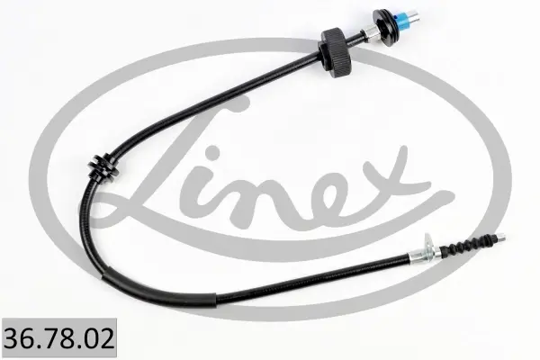 Трос ручника (L) Land Rover Range Rover 02-12 (L=815/710mm) 36.78.02 LINEX 36-78-02 (фото 1)