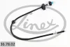 Трос ручника (L) Land Rover Range Rover 02-12 (L=815/710mm) 36.78.02 LINEX 36-78-02 (фото 1)