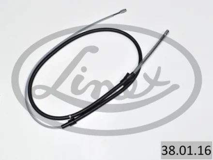 Трос ручника Skoda Fabia/VW Polo/Seat Ibiza 08- (1589/923 мм) 38.01.16 LINEX 38-01-16