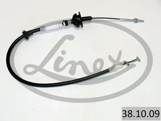 Трос зчеплення VW Caddy II 1.6/1.9 95- (865/598 мм) 38.10.09 LINEX 38-10-09 (фото 1)