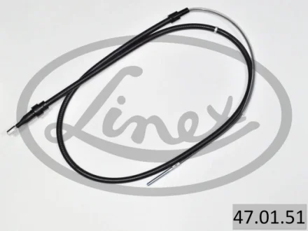 Трос ручника (задній) VW Polo 94-/Seat Ibiza 99- (1641/1132mm) 47.01.51 LINEX 47-01-51