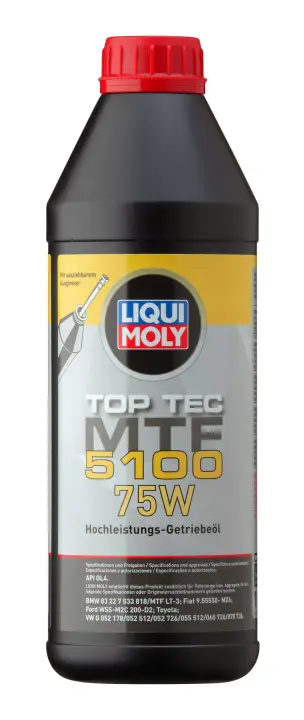 Олива трансміс. Liqui Moly TOP TEC MTF 5100 75W (Каністра 1л) LIQUI MOLY 20842 (фото 1)
