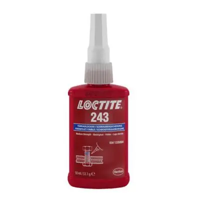 Фіксатор різьби 243 анаеробний, середньої міцності 50 мл Loctite 1335863 (фото 1)