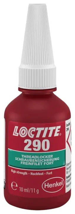 Фіксатор різьби LOCTITE 290 (зелений) 10 мл (середньої фіксації) (проникаючий) LOCTITE Loctite 142567 (фото 1)