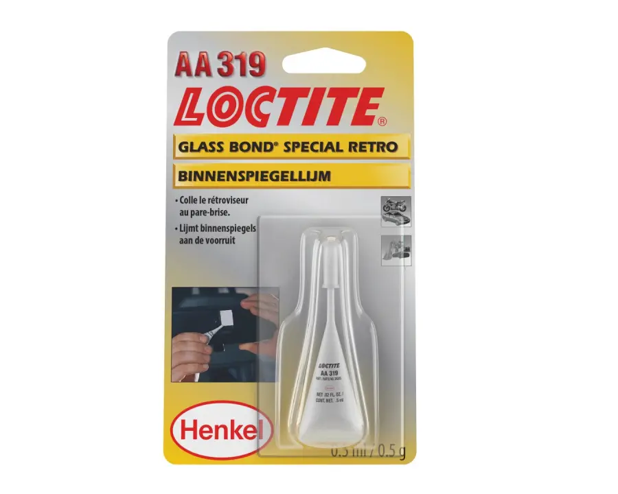 LOCTITE AA 319, 5ML+1 MESH Клей для дзеркал заднього виду LOCTITE Loctite 195908 (фото 1)