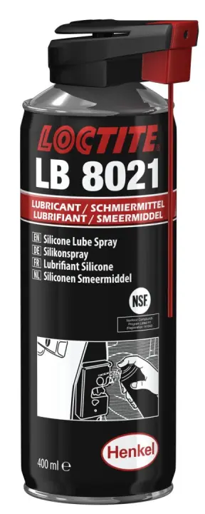 LOCTITE LB 8021, 400ML Змазка силіконова (спрей) LOCTITE Loctite 2101262 (фото 1)
