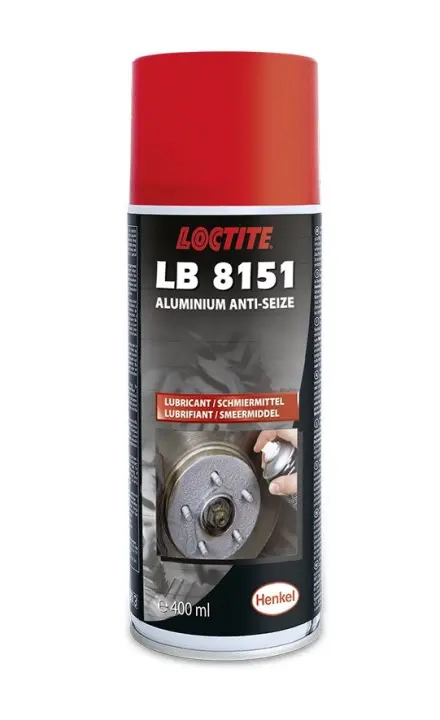 LOCTITE LB 8151, 400ML EGFD Протизадирна змазка з вмістом графіту та алюмінію (до +900°С.) LOCTITE Loctite 2758893 (фото 1)
