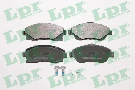 Колодка гальм. диск. OPEL CORSA C (F08, F68) передн. (вир-во) LPR 05P1004