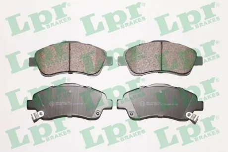Колодка гальм. диск. TOYOTA AVENSIS (T25), COROLLA V передн. (вир-во) LPR 05P1114