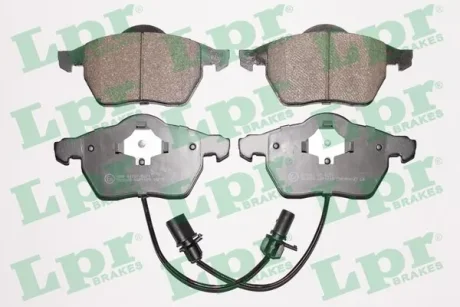 Колодка гальм. диск. AUDI A4, A6, SKODA SUPERB, VW PASSAT передн. (вир-во) LPR 05P1119