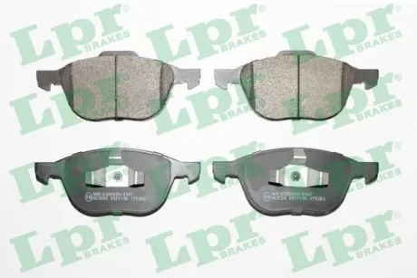 Колодка гальм. диск. FORD FOCUS, MAZDA 3,5, VOLVO C70, S40, передн. (вир-во) LPR 05P1190