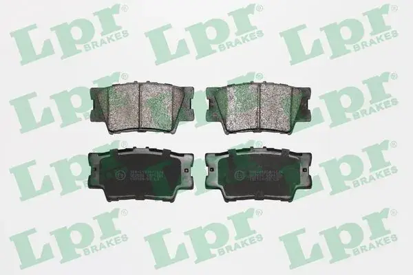 Колодка гальм. диск. TOYOTA CAMRY, RAV 4 задн. (вир-во) LPR 05P1281 (фото 1)