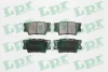 Колодка гальм. диск. TOYOTA CAMRY, RAV 4 задн. (вир-во) LPR 05P1281 (фото 1)