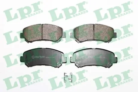 Колодка гальм. диск. NISSAN QASHQAI, передн. (вир-во) LPR 05P1314