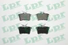 Колодка гальм. диск. CITROEN/PEUGEOT BERLINGO/PARTNER/308 задн. (вир-во) LPR 05P1500 (фото 1)