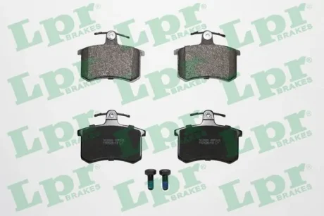 Колодка гальм. диск. ALFA 164, AUDI 100 задн. (вир-во) LPR 05P215