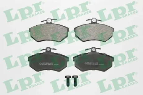 Колодка гальм. диск. AUDI A4, VW передн. (вир-во) LPR 05P216