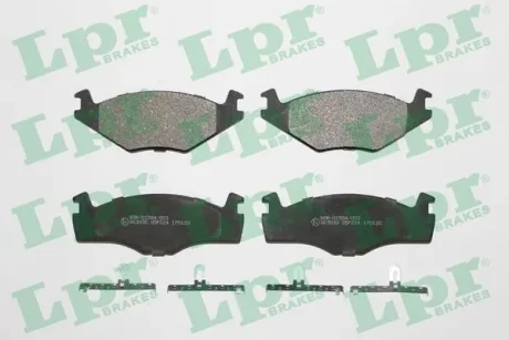 Колодка гальм. диск. SEAT IBIZA II (6K1), VW GOLF II (19E, 1G1), PASSAT (32B) передн. (вир-во) LPR 05P224