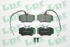 Колодка гальм. диск. PEUGEOT 405 передн. (вир-во) LPR 05P293 (фото 1)